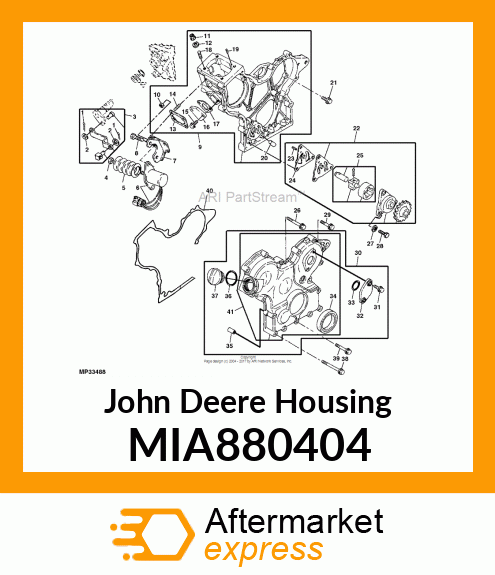 HOUSING ASSY, GEAR MIA880404