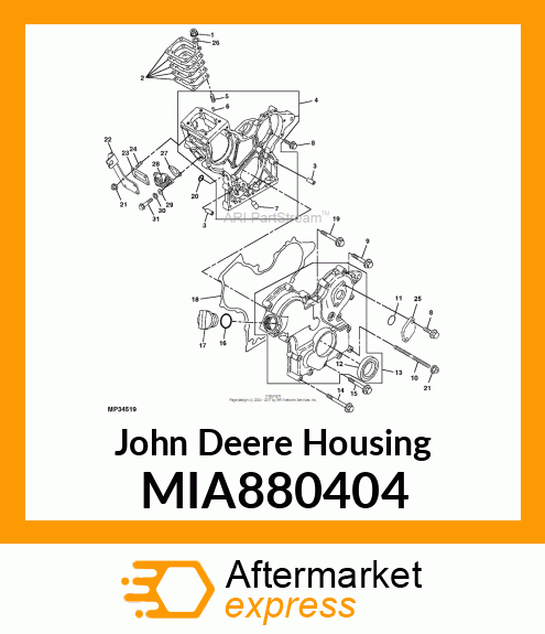 HOUSING ASSY, GEAR MIA880404