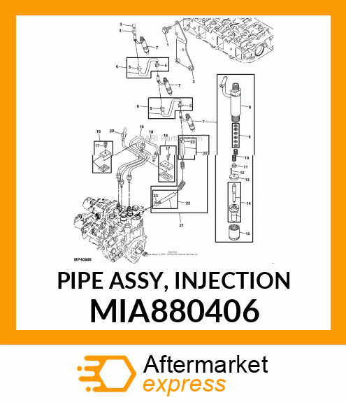 PIPE ASSY, INJECTION MIA880406