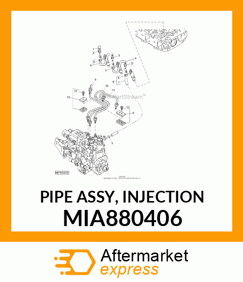 PIPE ASSY, INJECTION MIA880406