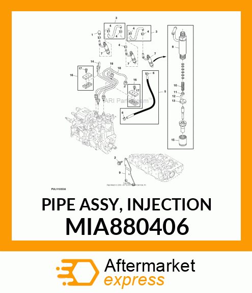 PIPE ASSY, INJECTION MIA880406