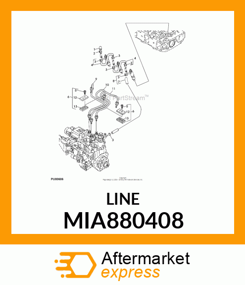 PIPE, ASSY INJECTION MIA880408