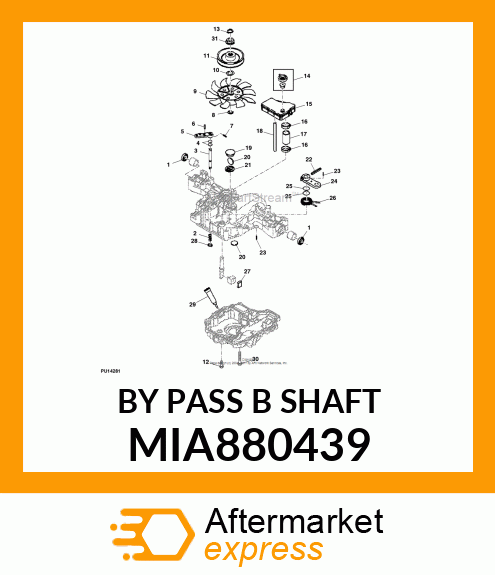 BY PASS B SHAFT MIA880439