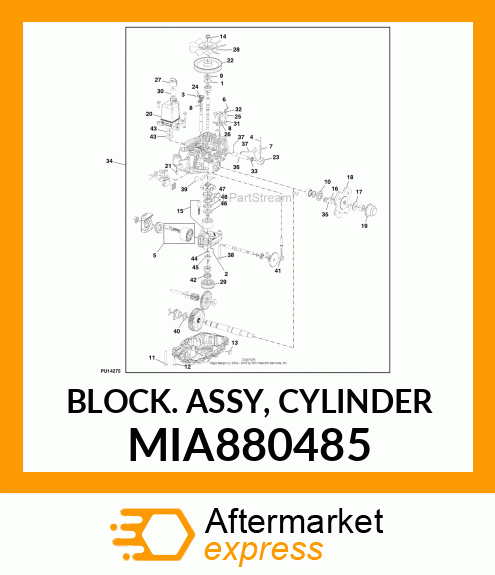 BLOCK ASSY, CYLINDER MIA880485