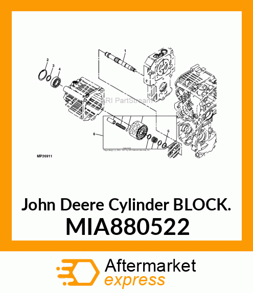 BLOCK ASSY, CYL P MIA880522