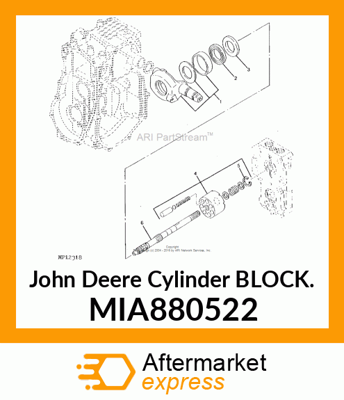 BLOCK ASSY, CYL P MIA880522