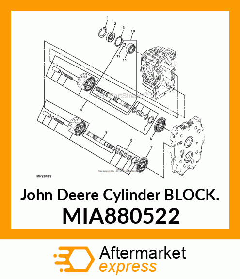 BLOCK ASSY, CYL P MIA880522