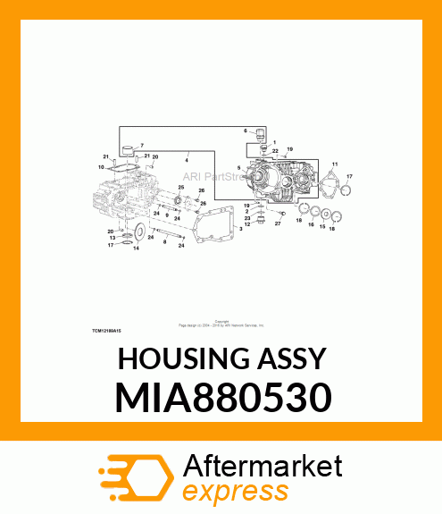 HOUSING ASSY MIA880530