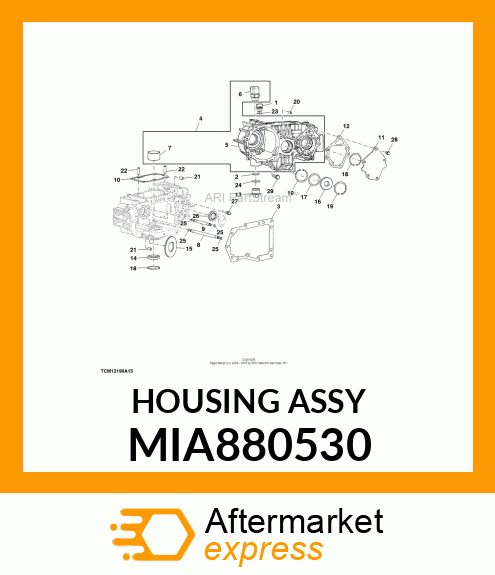 HOUSING ASSY MIA880530