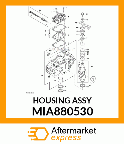 HOUSING ASSY MIA880530