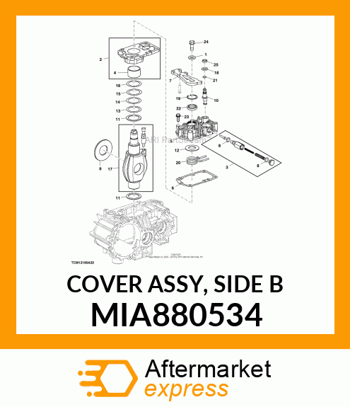 COVER ASSY, SIDE B MIA880534