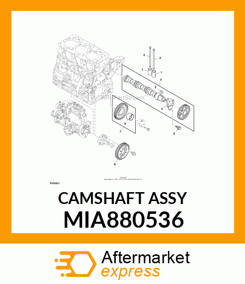 CAMSHAFT ASSY MIA880536