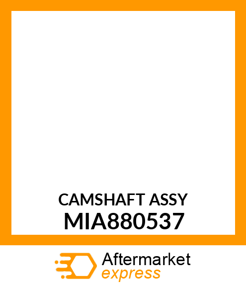 CAMSHAFT ASSY MIA880537