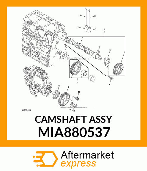 CAMSHAFT ASSY MIA880537