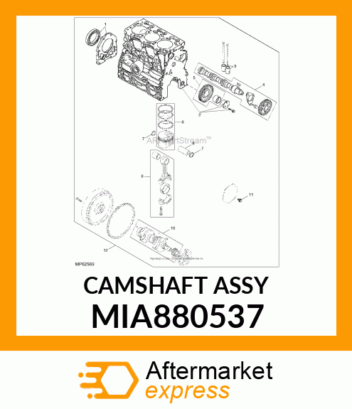 CAMSHAFT ASSY MIA880537