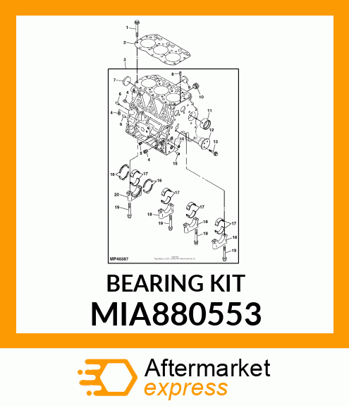 BEARING ASSY, THRUST MIA880553