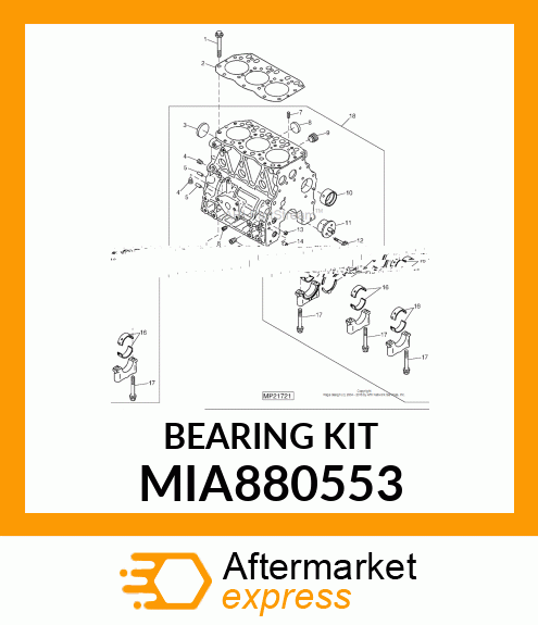 BEARING ASSY, THRUST MIA880553