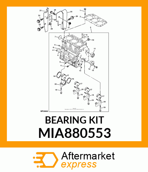 BEARING ASSY, THRUST MIA880553