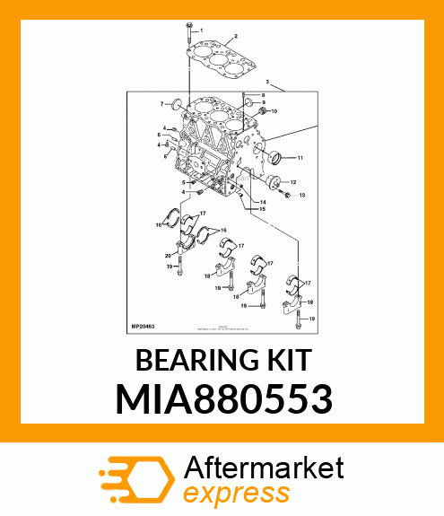 BEARING ASSY, THRUST MIA880553