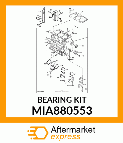 BEARING ASSY, THRUST MIA880553