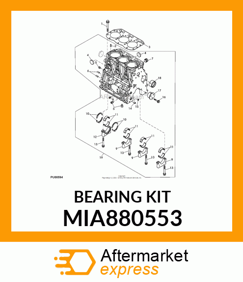 BEARING ASSY, THRUST MIA880553