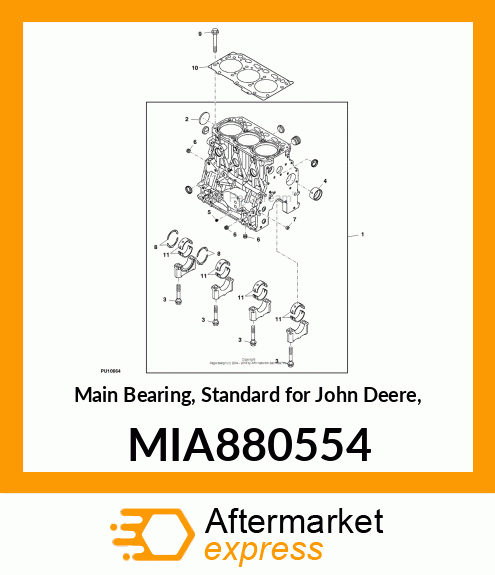 BEARING ASSY, MAIN MIA880554