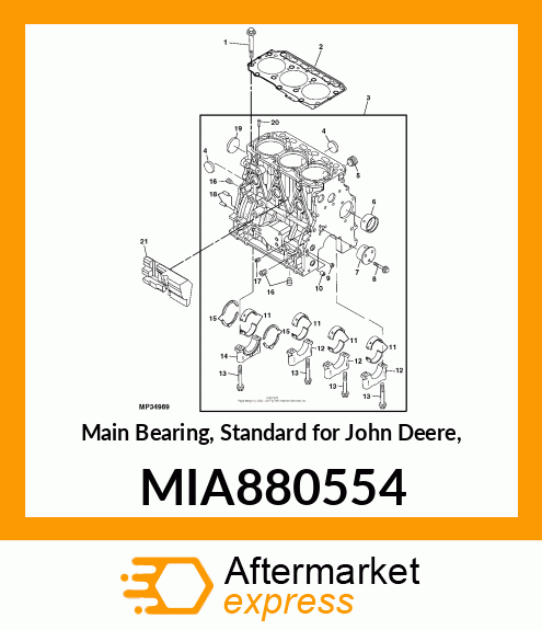 BEARING ASSY, MAIN MIA880554