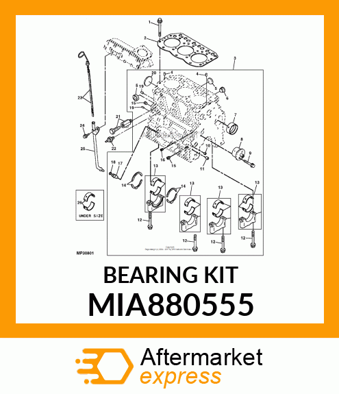 BEARING ASSY, THRUST MIA880555