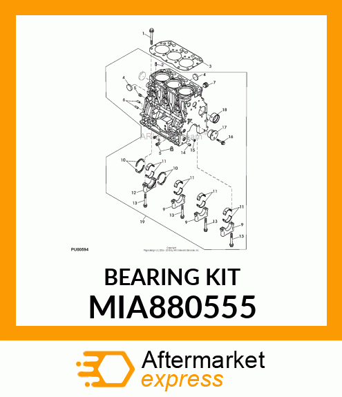 BEARING ASSY, THRUST MIA880555