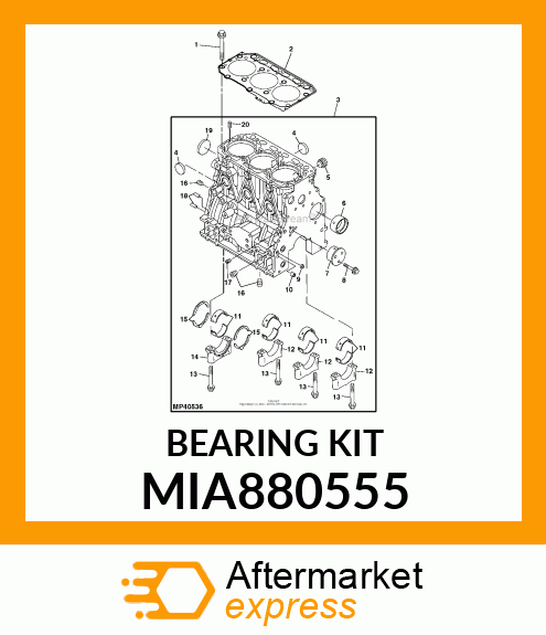 BEARING ASSY, THRUST MIA880555