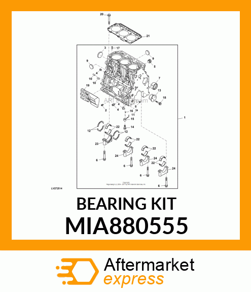 BEARING ASSY, THRUST MIA880555