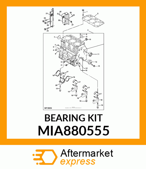 BEARING ASSY, THRUST MIA880555