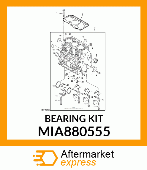 BEARING ASSY, THRUST MIA880555