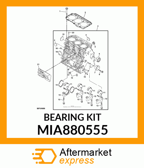 BEARING ASSY, THRUST MIA880555