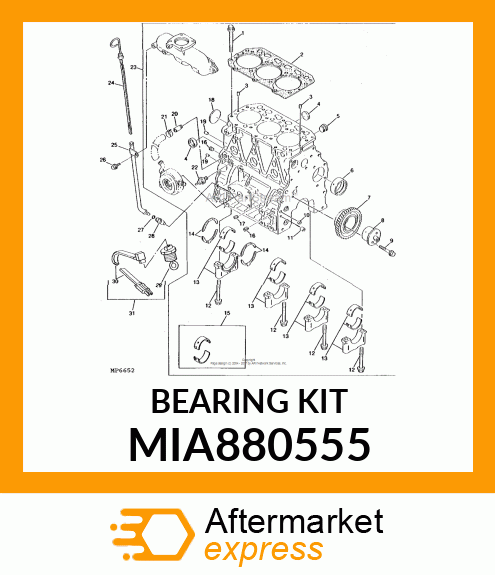 BEARING ASSY, THRUST MIA880555