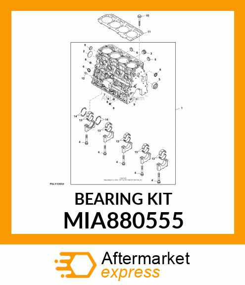 BEARING ASSY, THRUST MIA880555