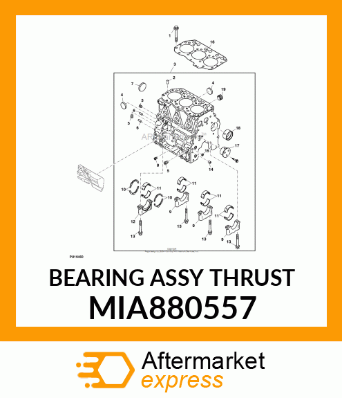 BEARING ASSY THRUST MIA880557