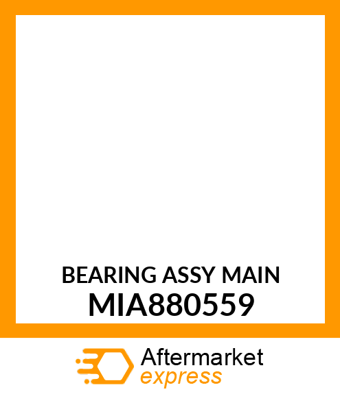 BEARING ASSY MAIN MIA880559