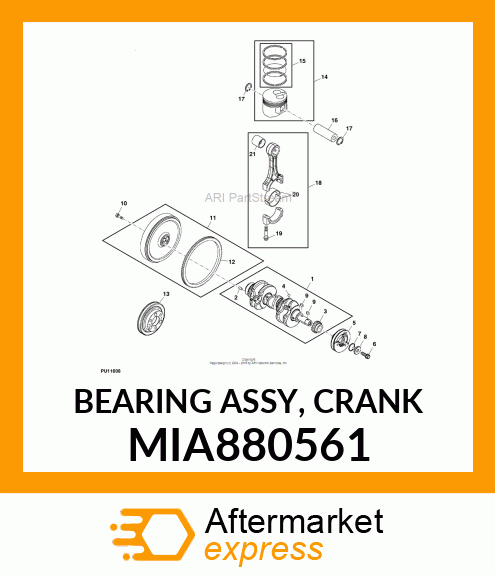 BEARING ASSY, CRANK MIA880561