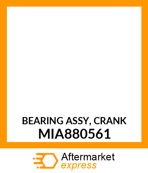 BEARING ASSY, CRANK MIA880561