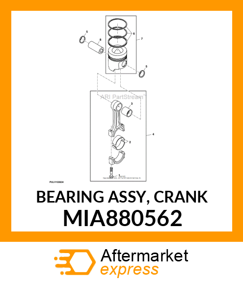 BEARING ASSY, CRANK MIA880562