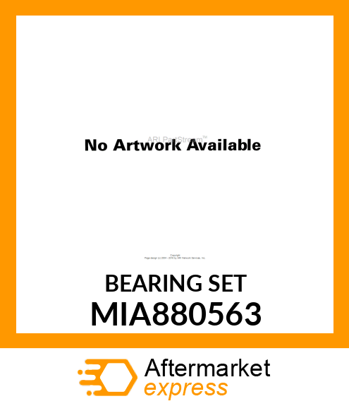 BEARING ASSY, CRANK MIA880563