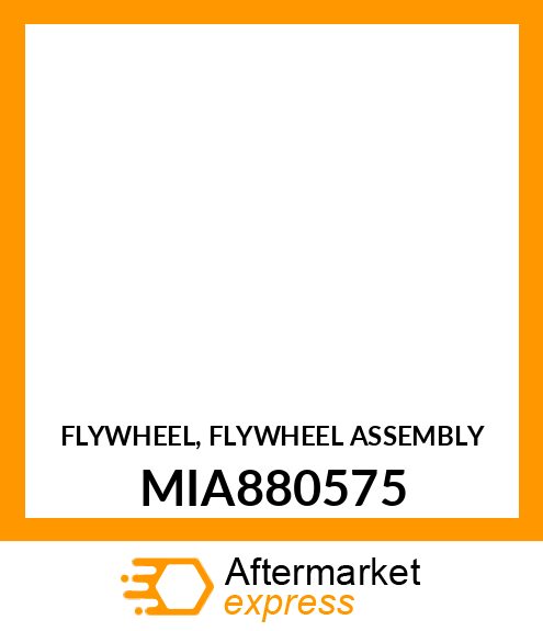 Flywheel MIA880575