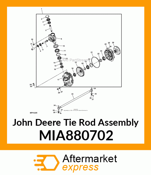 CMP, TIE ROD (2WS) MIA880702