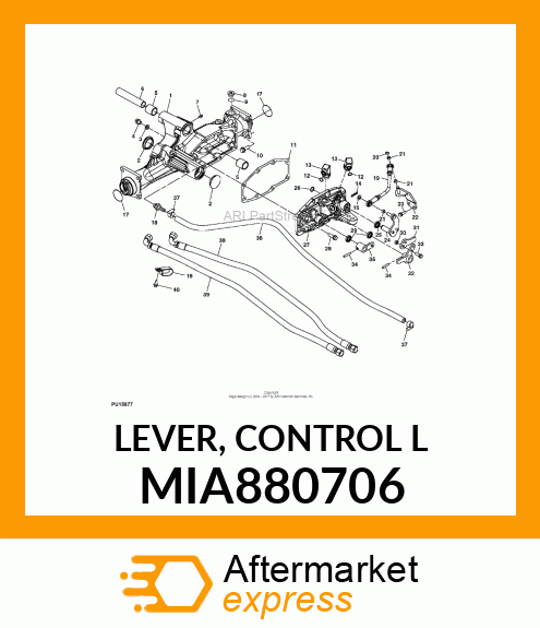 LEVER, CONTROL L MIA880706