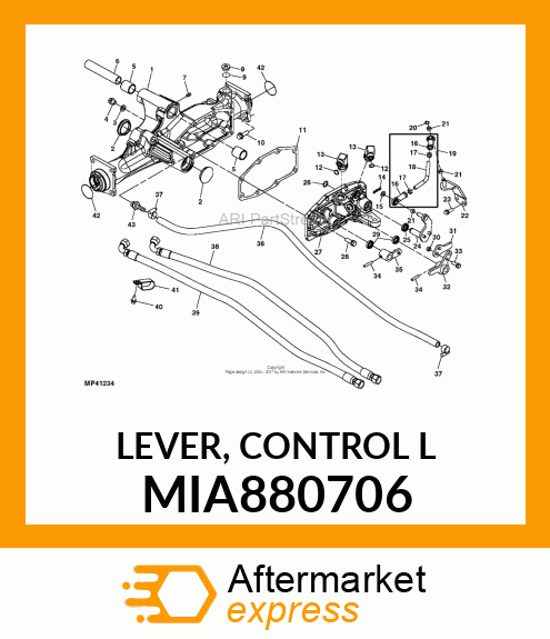 LEVER, CONTROL L MIA880706