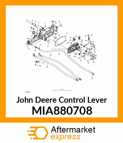 LEVER, CONTROL R MIA880708