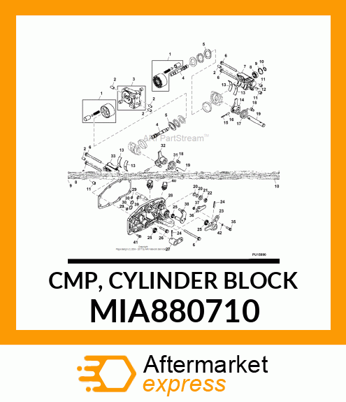 CMP, CYLINDER BLOCK MIA880710