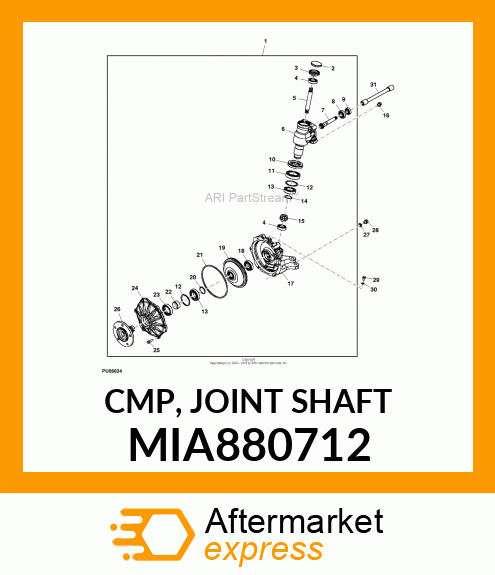 CMP, JOINT SHAFT MIA880712