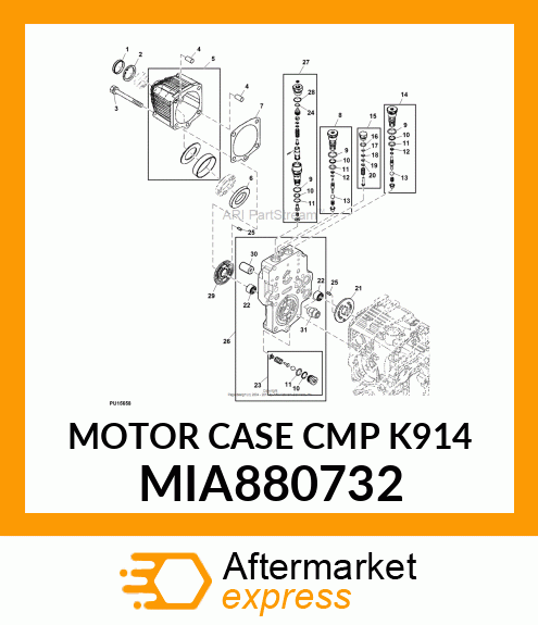 MOTOR CASE CMP K914 MIA880732